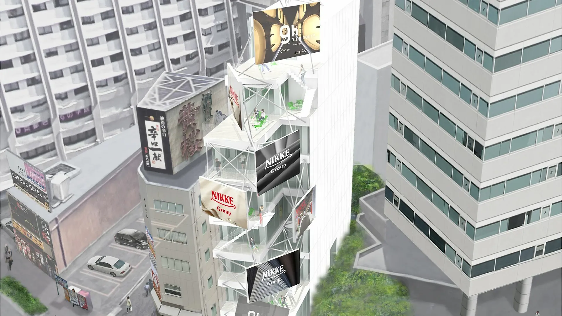Nine Hours Shin Osaka Station Hotel a capsule